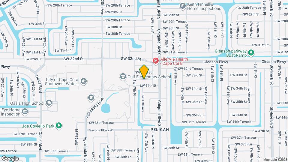 1630 SW 33rd Terrace Map and Location Details
