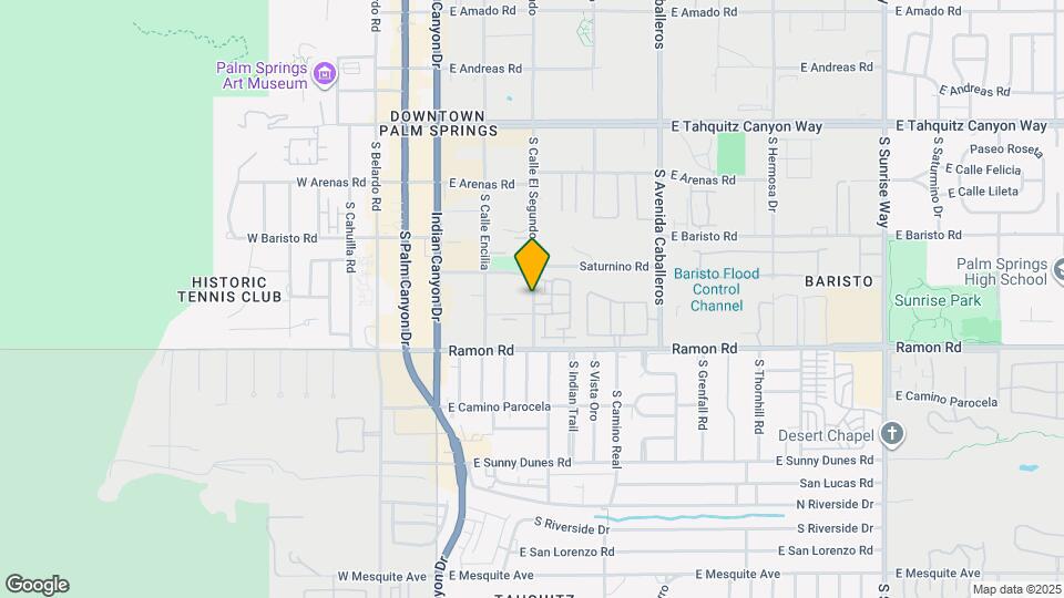 437 S Calle El Segundo Map and Location Details