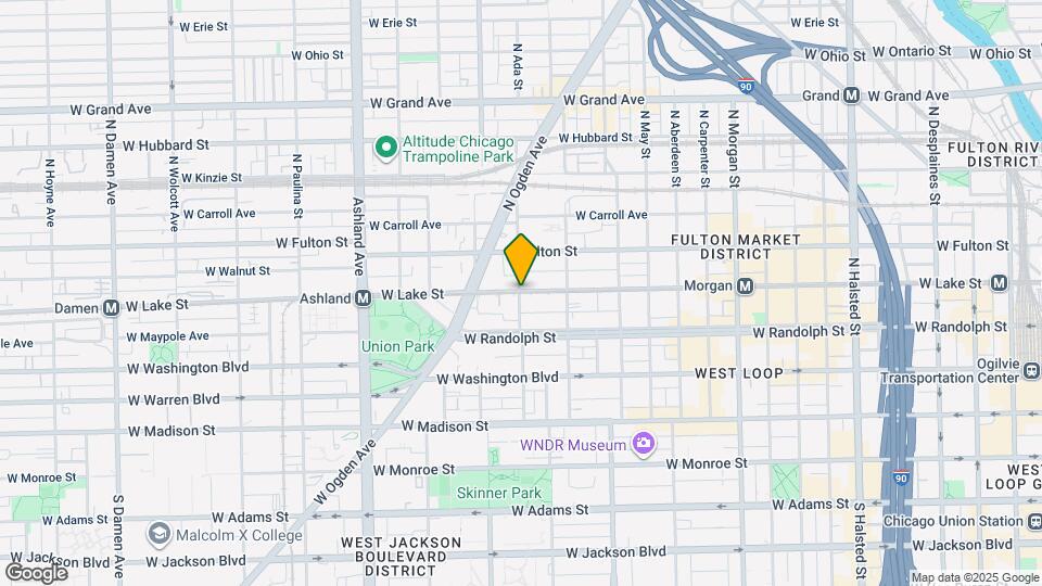 191 N Ada St Map and Location Details