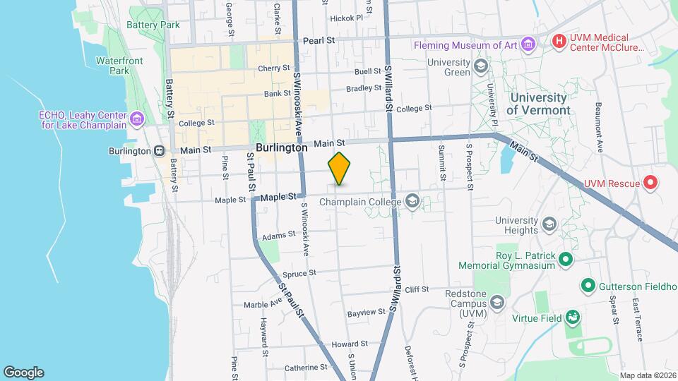 222 S Union St Map and Location Details