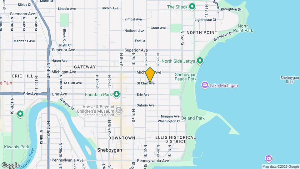523 St Clair Ave Map and Location Details
