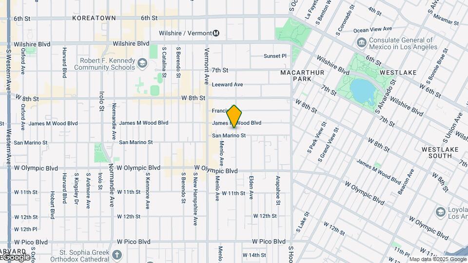 2801 San Marino St Map and Location Details