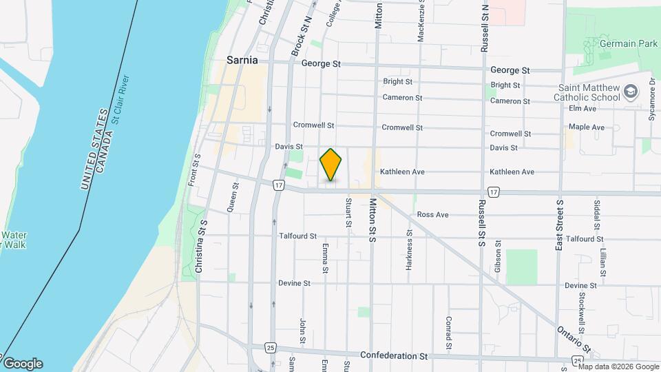 282 Wellington St Map and Location Details