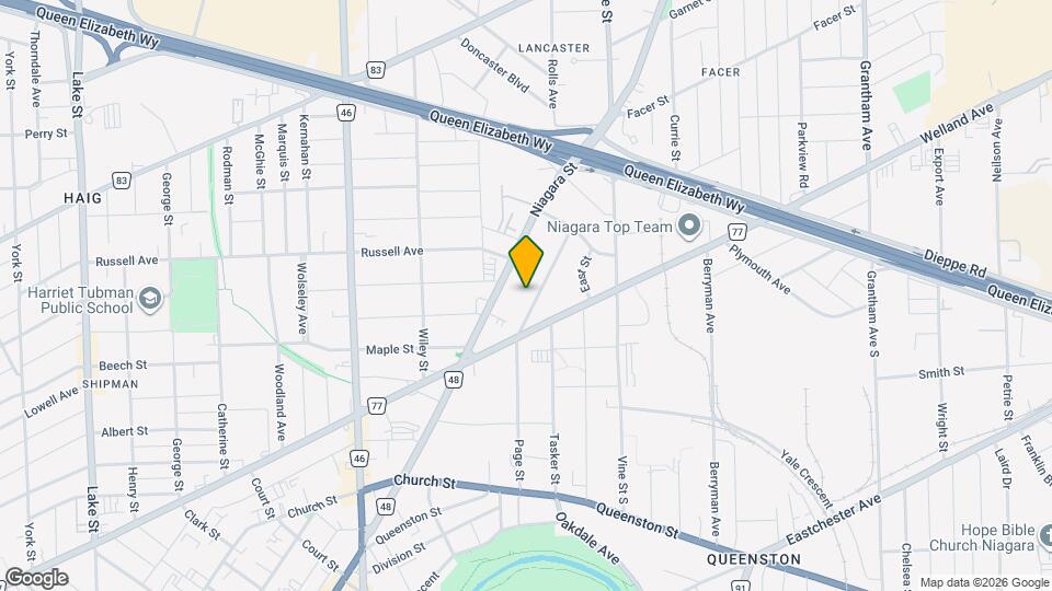 99 Page St Map and Location Details