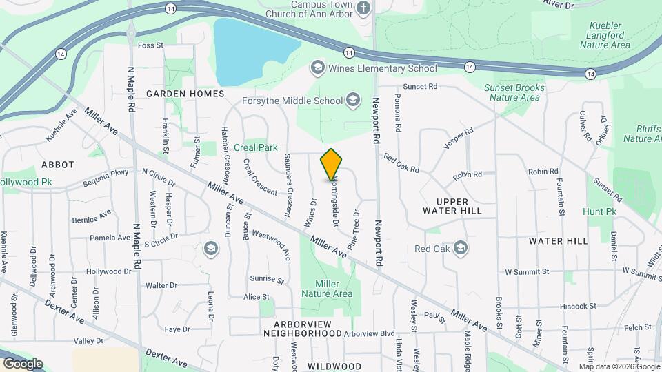1223 Morningside Dr Map and Location Details