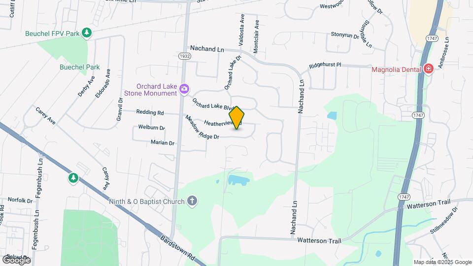 7223 Meadow Ridge Dr Map and Location Details