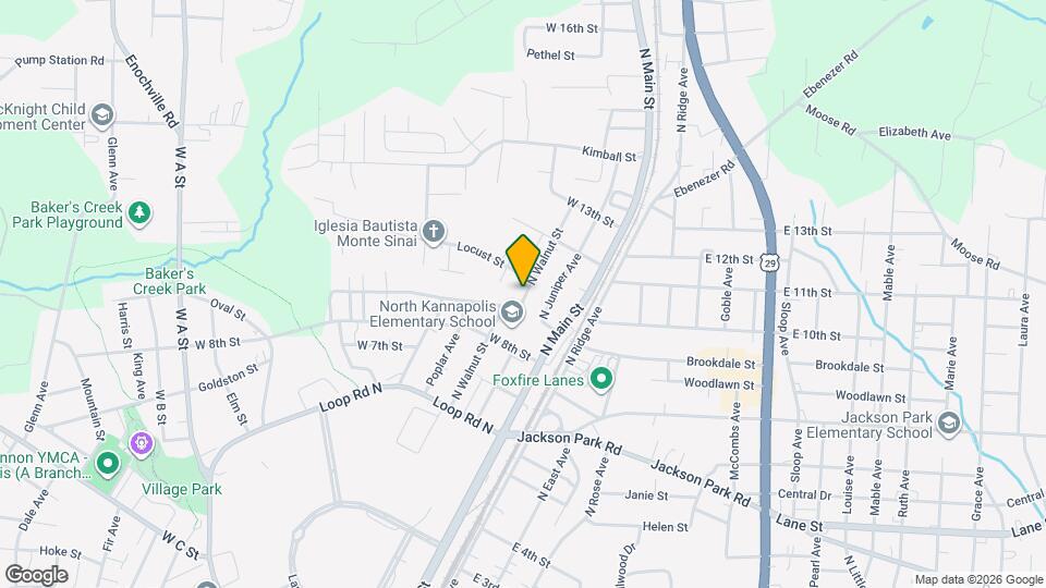 919 N Walnut St Map and Location Details