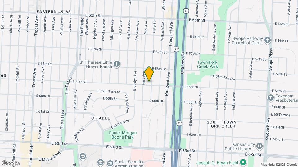2314 E 59th St Mapa y Detalles de la Ubicación