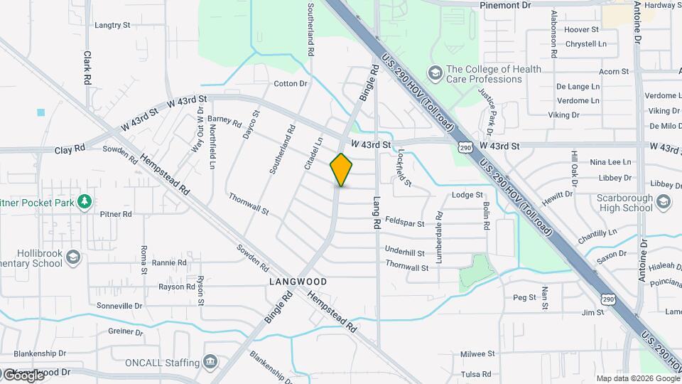 6645 Lodge St Map and Location Details