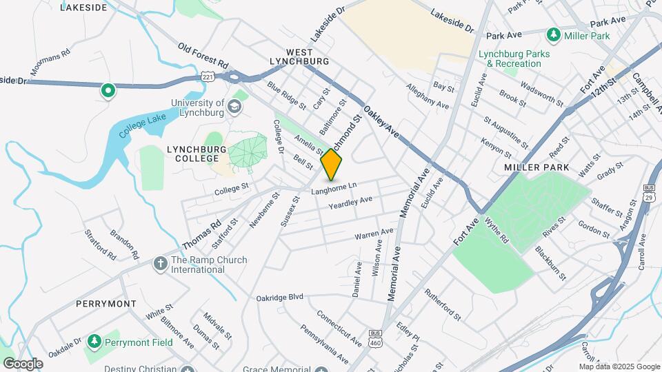 314 Langhorne Ln Map and Location Details