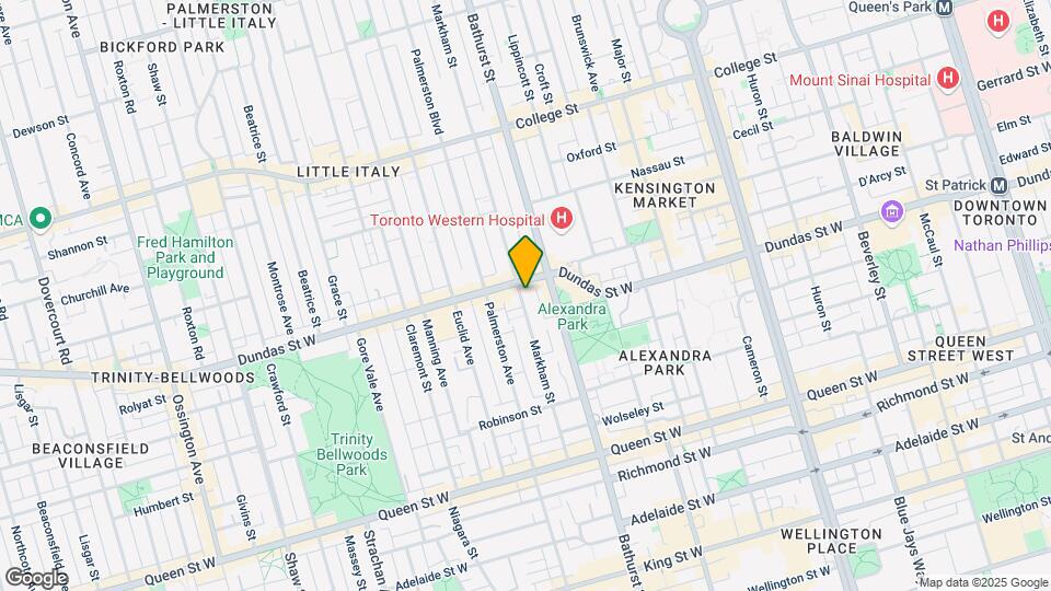 143 Markham St Map and Location Details