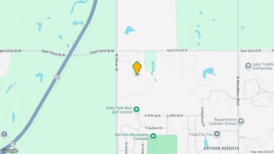 5263 N Pinecrest Ct Map and Location Details