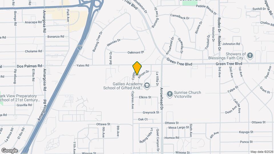 13601 Arroyo Dr Map and Location Details