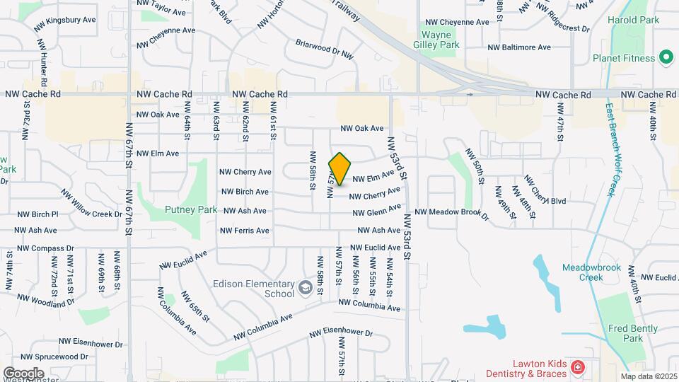 5341 NW Cherry Ave Map and Location Details
