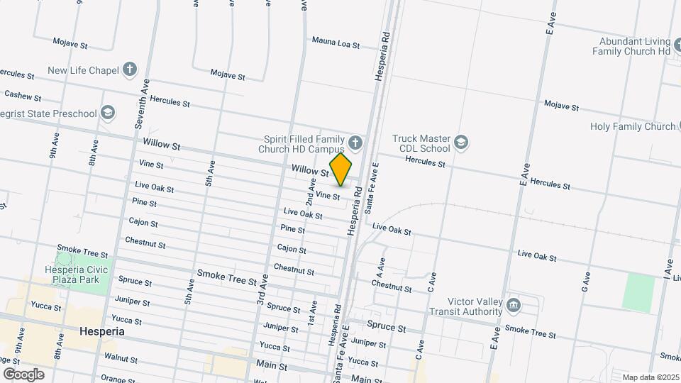15578 Vine St Mapa y Detalles de la Ubicación