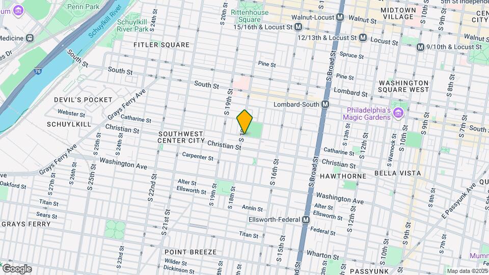 1740 Catharine St Map and Location Details