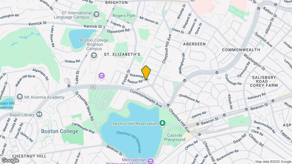 61 Radnor Rd, Unit 2 Map and Location Details