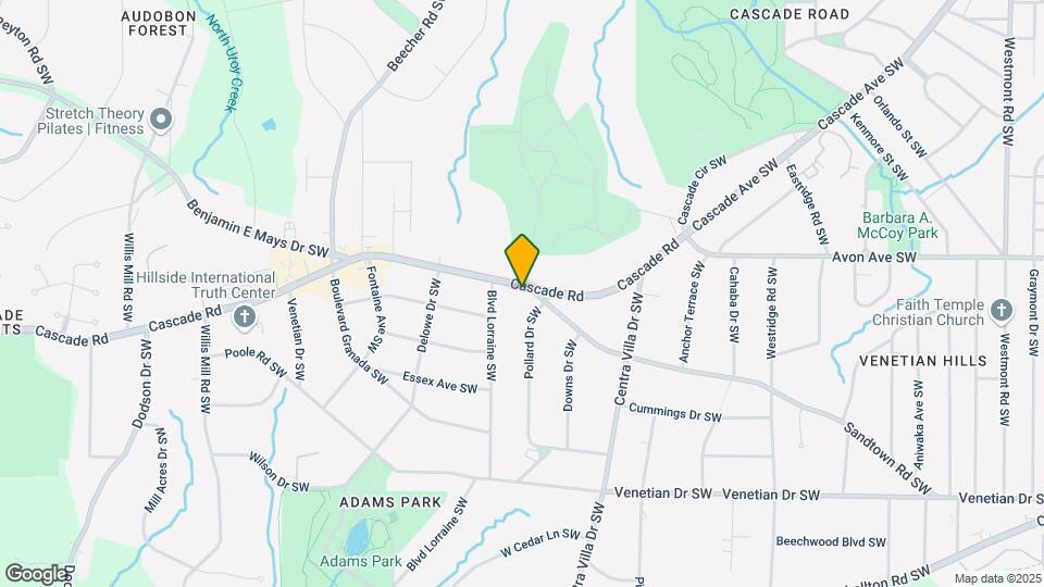 2100 Cascade Rd Map and Location Details