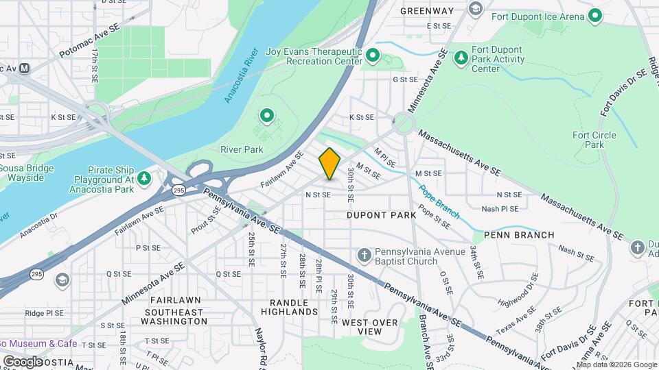 1323 Anacostia Rd SE, Unit 3 Map and Location Details