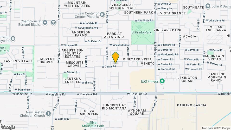 2202 W Carter Rd Map and Location Details