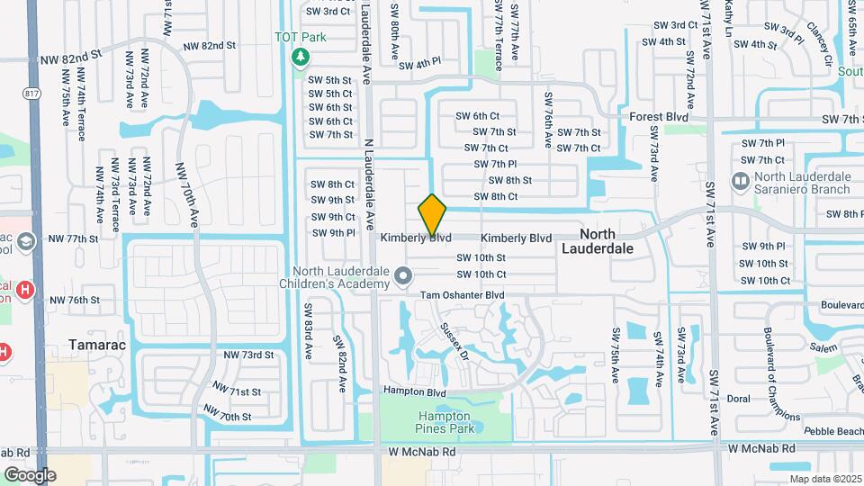 7904 Kimberly Blvd Mapa y Detalles de la Ubicación