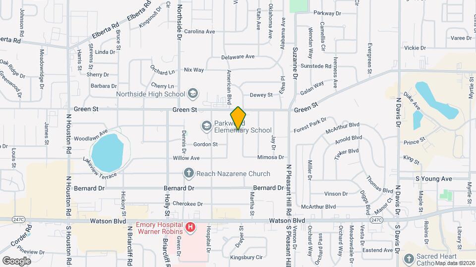 111 Donald Dr Map and Location Details