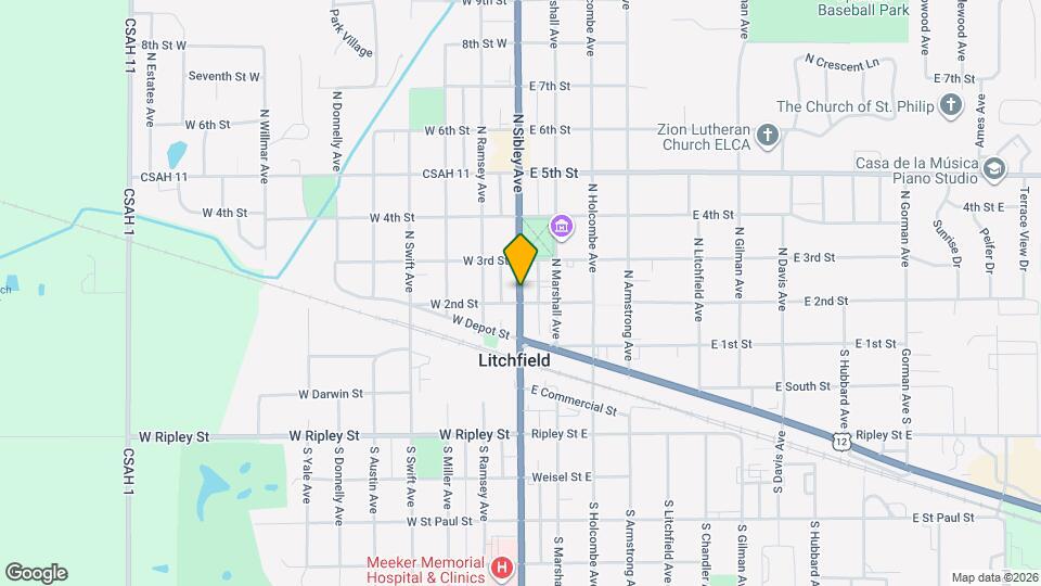 205 N Sibley Ave, Unit 205 N Sibley Apartment Map and Location Details