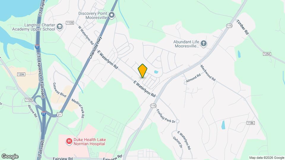 112 Waterlynn Club Dr Mapa y Detalles de la Ubicación