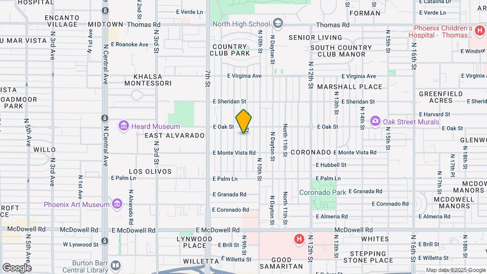 2230 N 9th St Map and Location Details