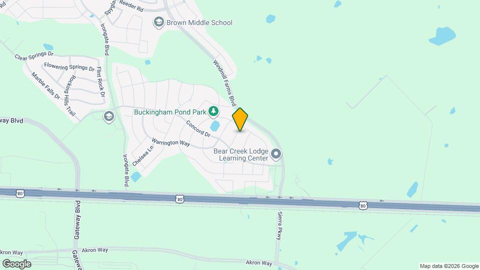 1110 Manassas Dr Map and Location Details