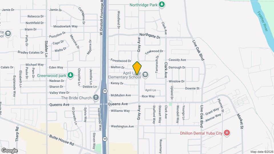 1108 Casita Dr Map and Location Details