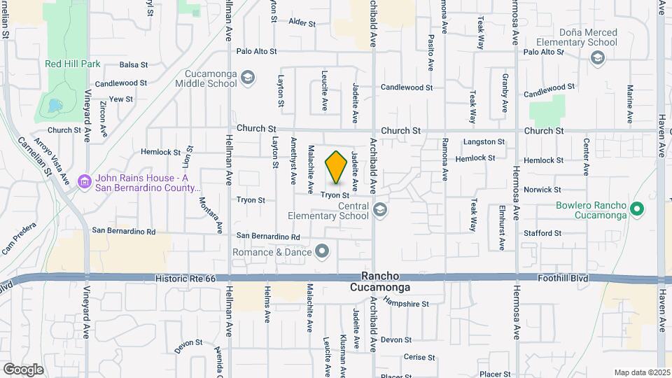 7860 Klusman Ave Mapa y Detalles de la Ubicación
