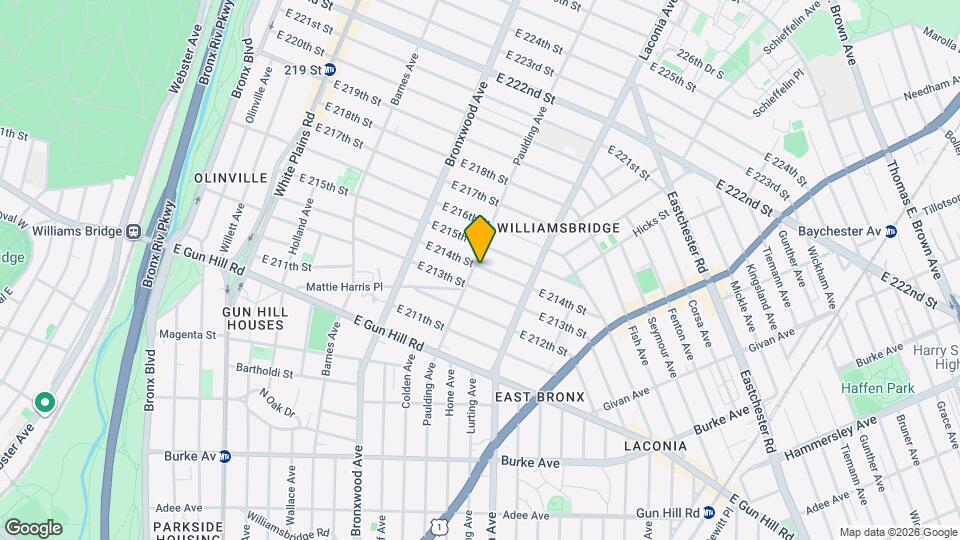 3620 Paulding Ave Mapa y Detalles de la Ubicación