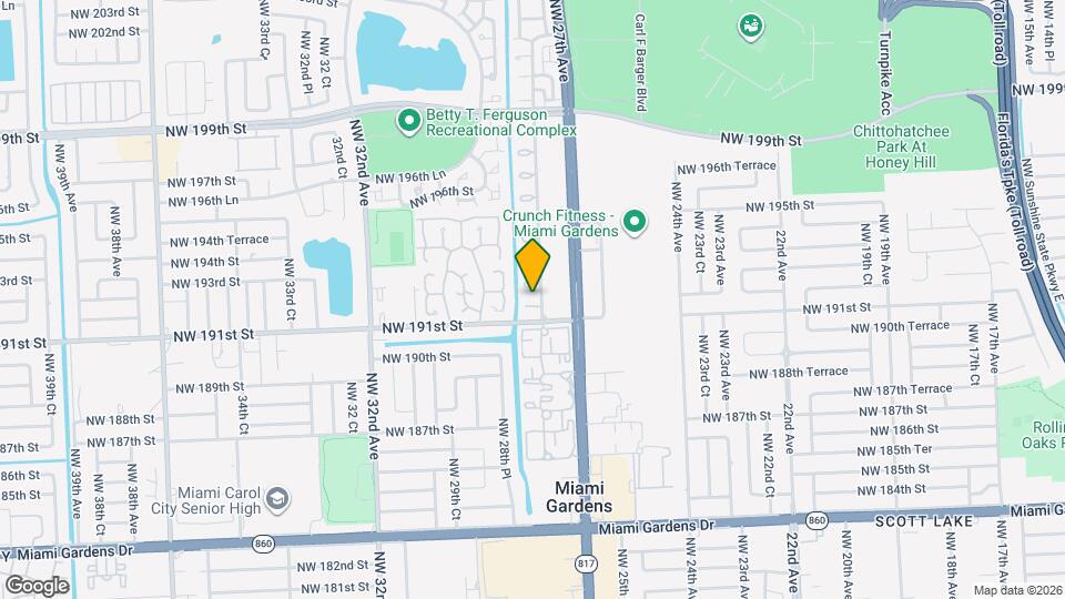 2767 NW 191st Terrace Map and Location Details