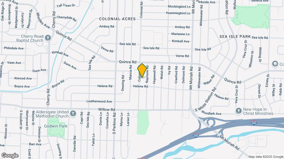 1550 Colonial Rd Map and Location Details