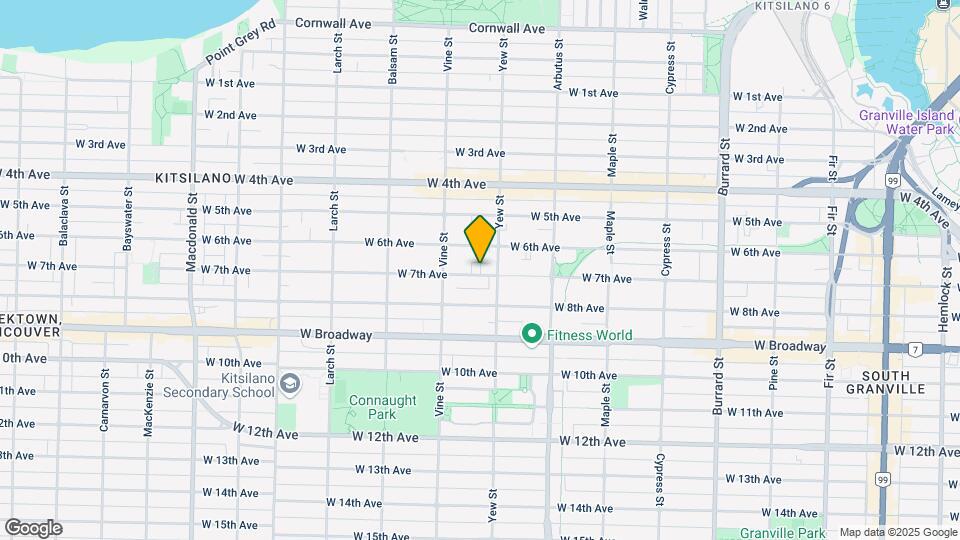 2235 W 7th Ave Map and Location Details