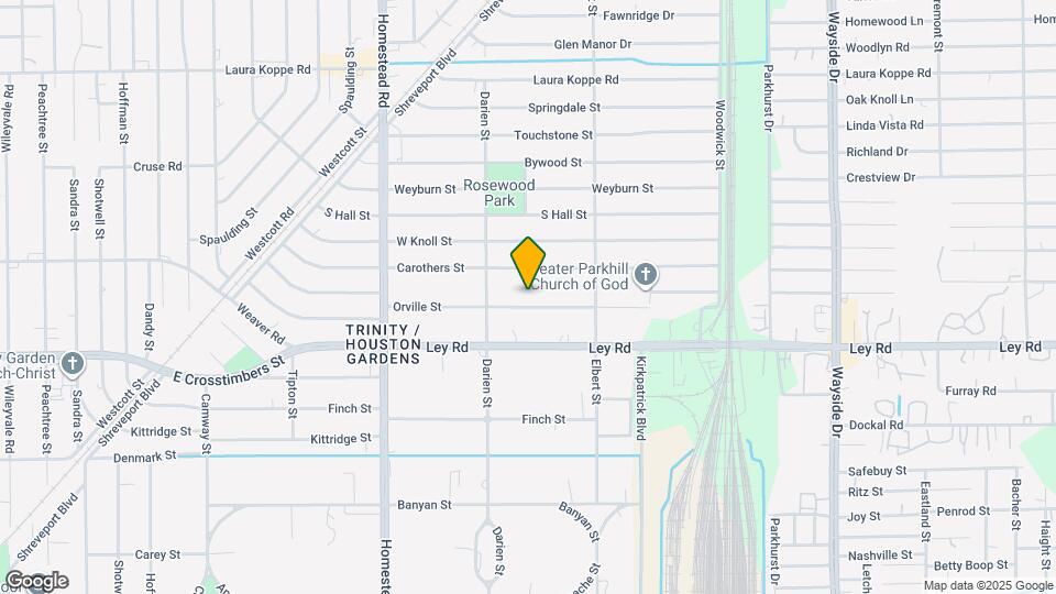 7337 Orville St Map and Location Details