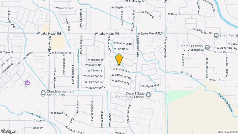 9626 W Rustica Dr Map and Location Details