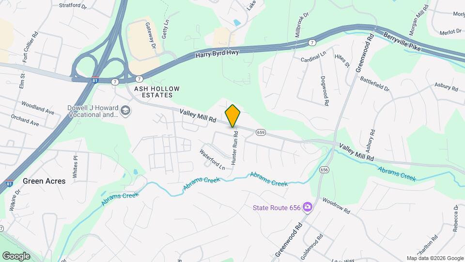 108 Hunter Run Rd Map and Location Details