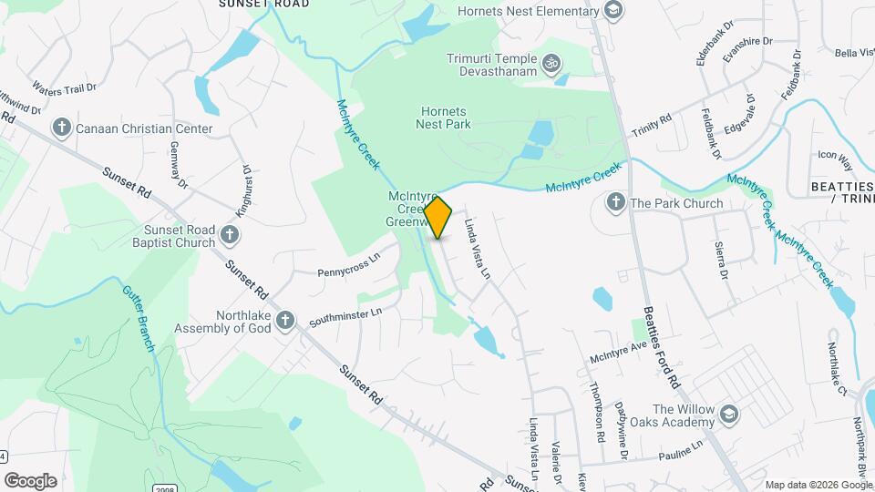 6309 McIntyre Ridge Dr Map and Location Details