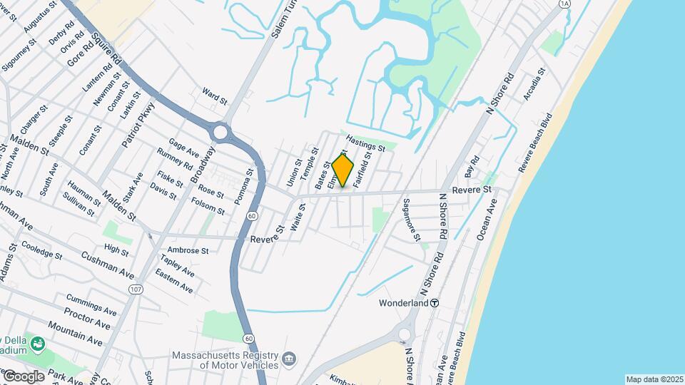 354 Revere St, Unit #9Furn Map and Location Details