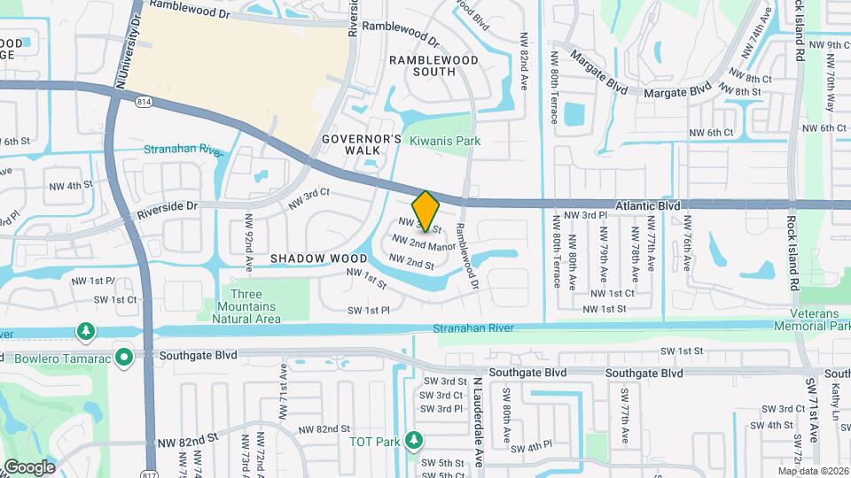 8475 NW 2nd Manor Mapa y Detalles de la Ubicación