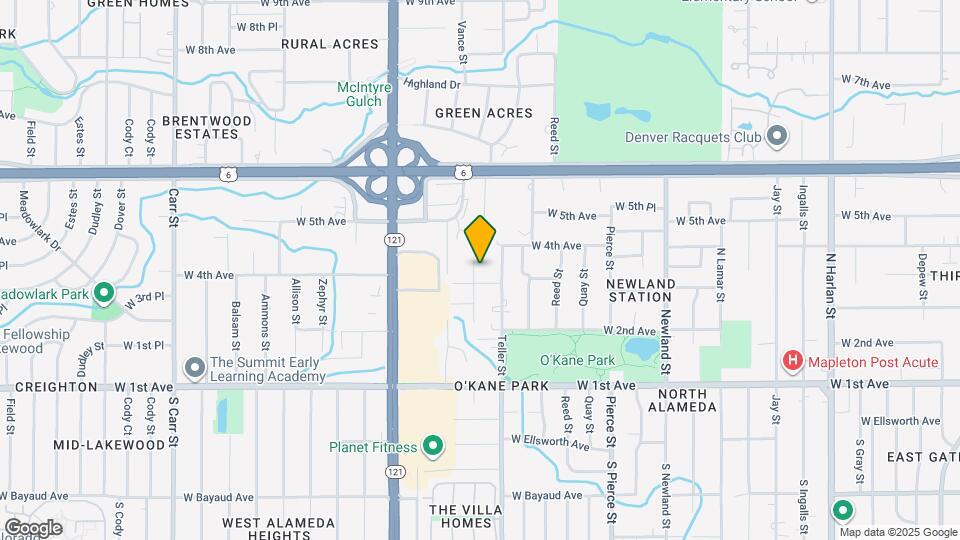 360 Upham St Map and Location Details