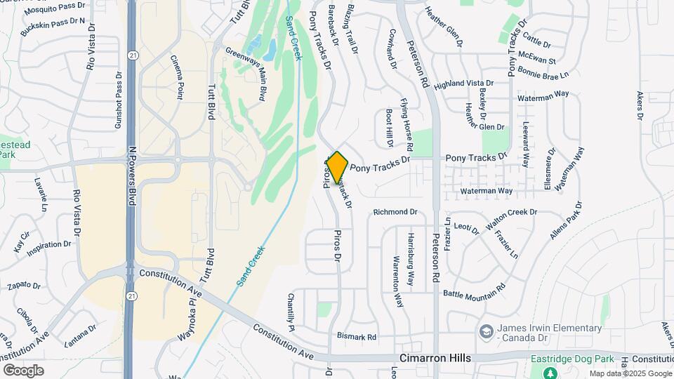 3050 Haystack Dr Map and Location Details