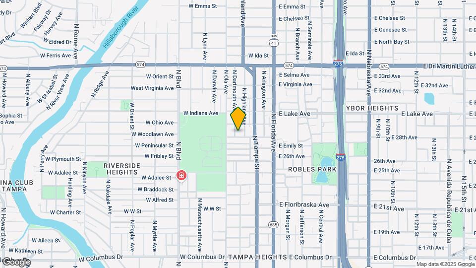 3503 N Dartmouth Ave Map and Location Details