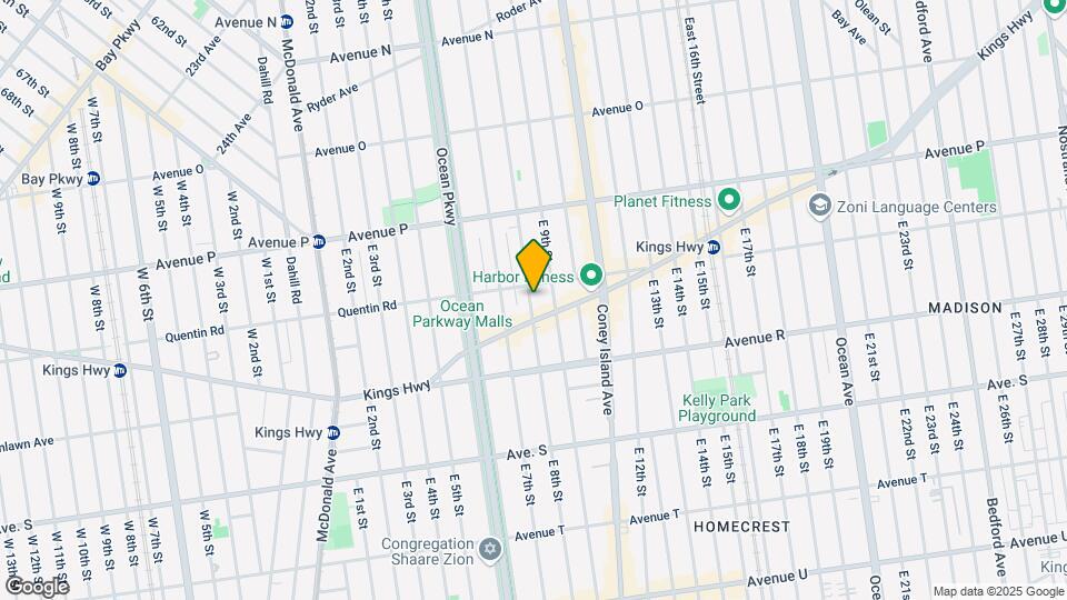 1717 E 8th St Mapa y Detalles de la Ubicación