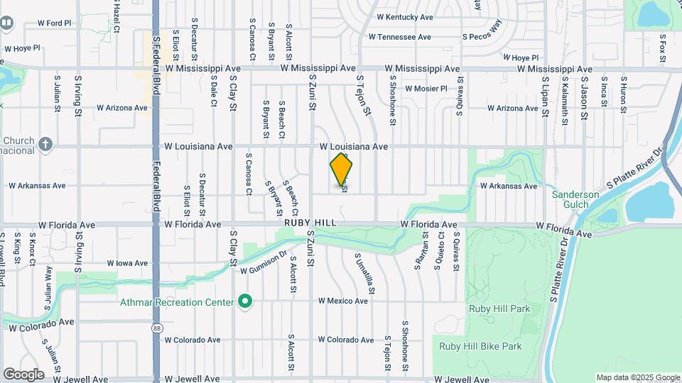 2205 W Arkansas Ave Map and Location Details