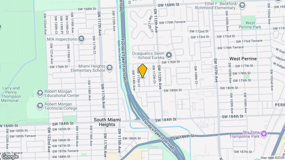 17820 SW 113th Ave, Unit Eff Mapa y Detalles de la Ubicación