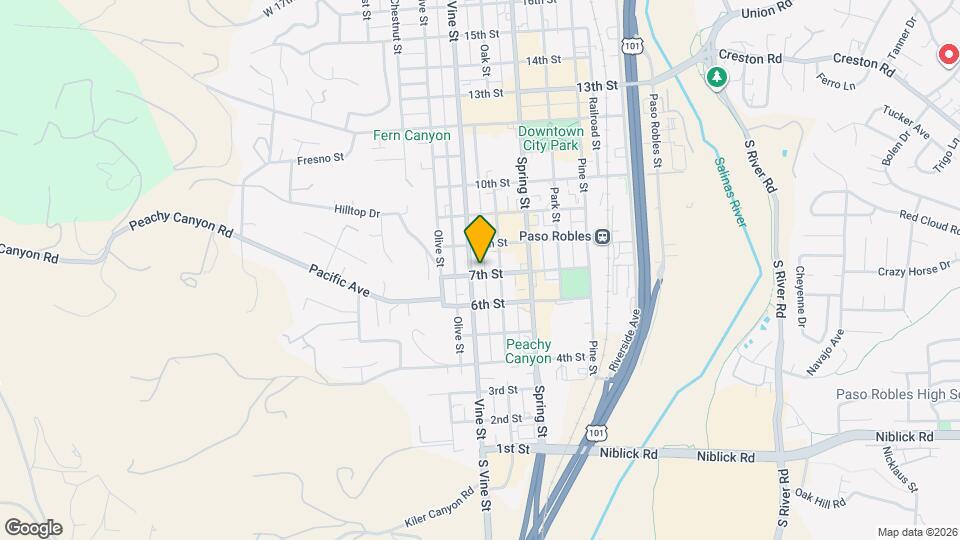 704 Vine St Map and Location Details