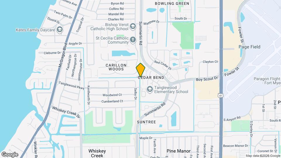 5236 Cedarbend Dr Map and Location Details
